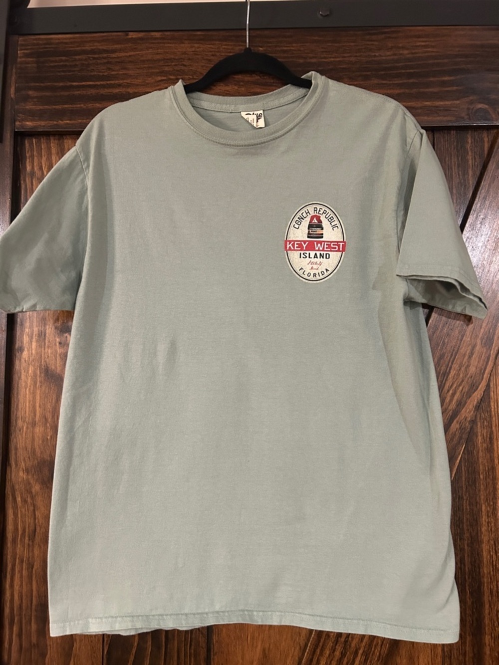 Key West Island Short Sleeve Tee - Sage Green